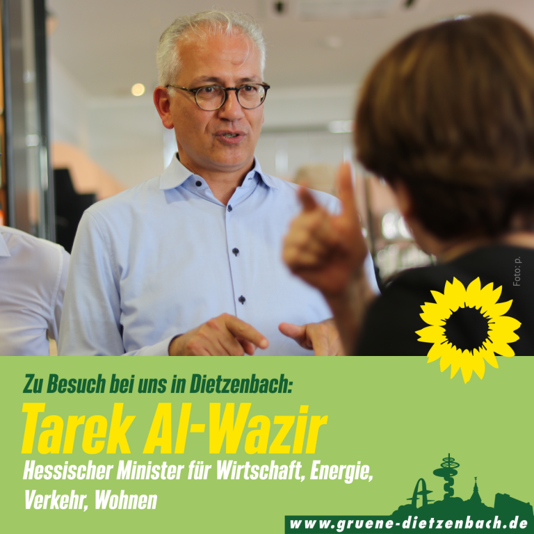 Tarek Al-Wazir besuchte Dietzenbach