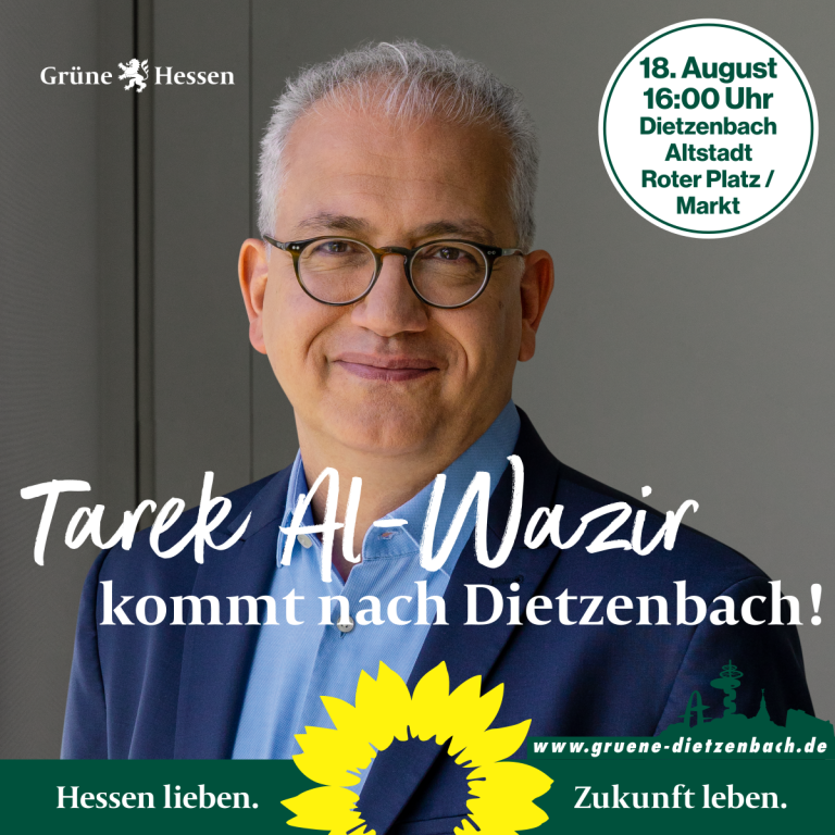 Tarek Al-Wazir kommt nach Dietzenbach!
