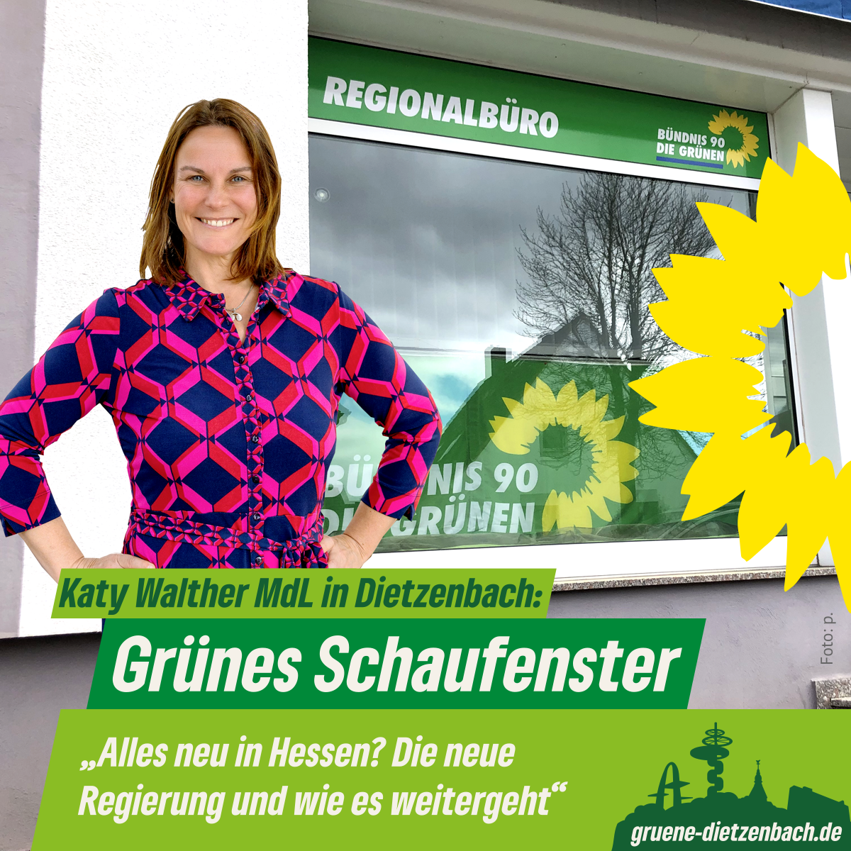Grünes Schaufenster – Diskussionsveranstaltung mit Katy Walther MdL